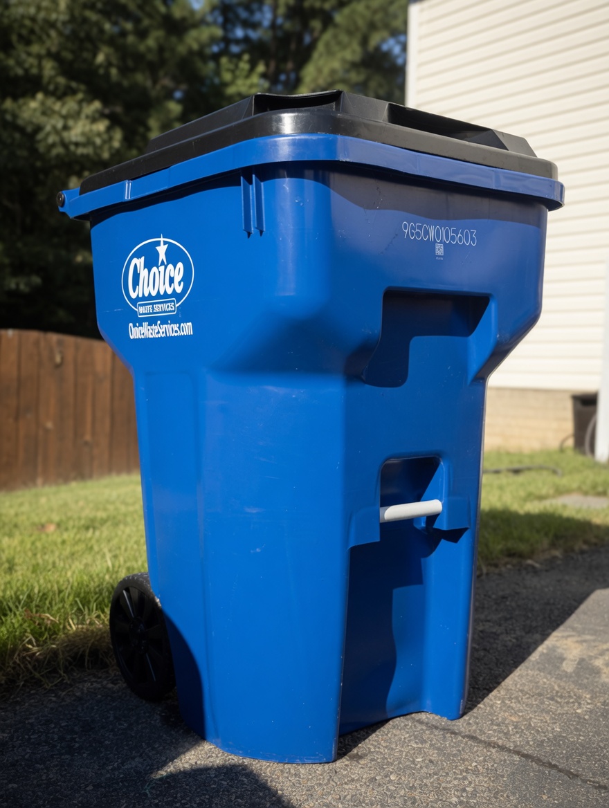 Trash can after cleaning